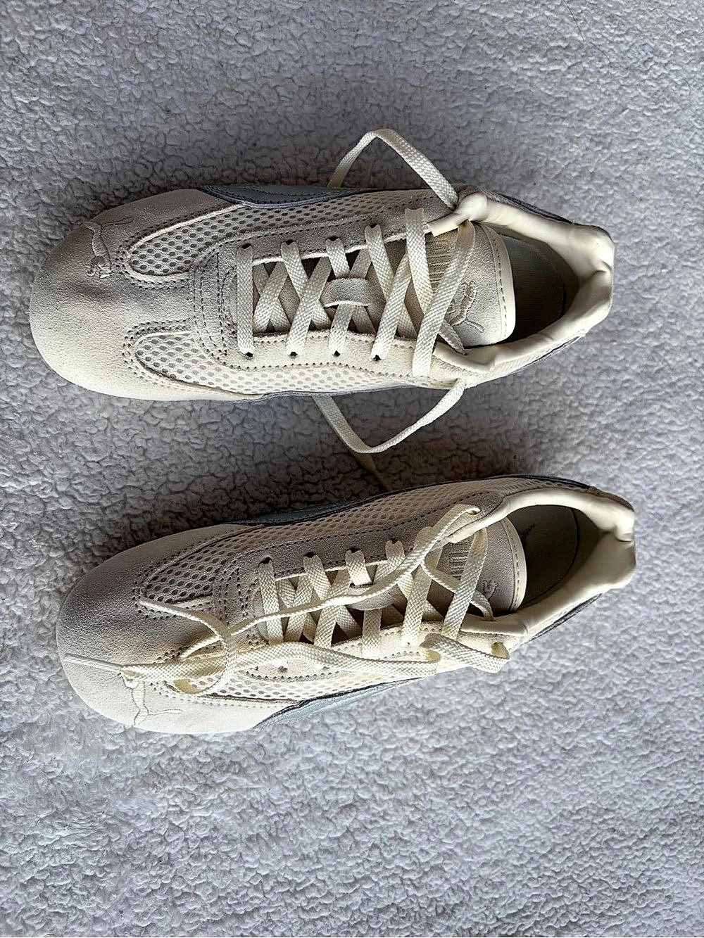 Puma x Guizio H-Street Size US 6 Warm White Silver Sneakers
